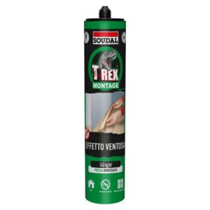 Silicone adesivo T-REX effetto ventosa bianco