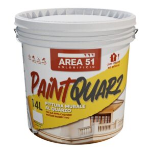 Rivestimento murale al quarzo per interni ed esterni Paintquarz