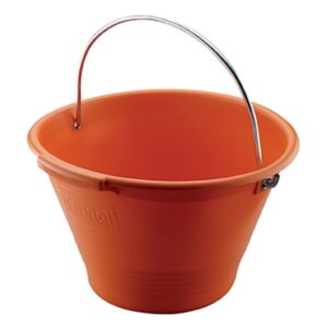 Secchio in plastica arancio 10lt