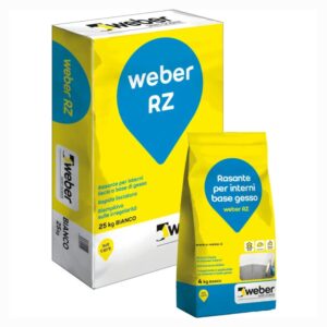 Rasante per interni Weber RZ bianco
