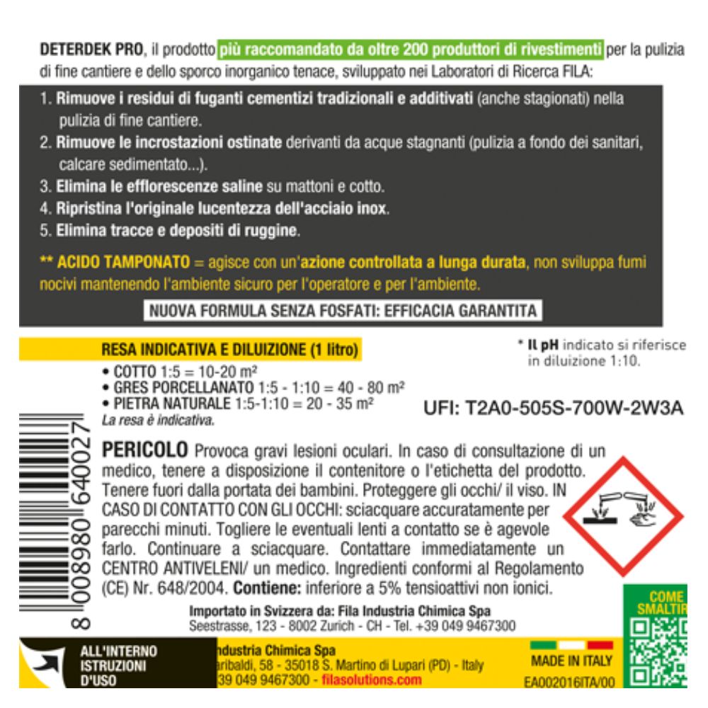 DETERDEK PRO Lavaggio di fine cantiere - immagine 2