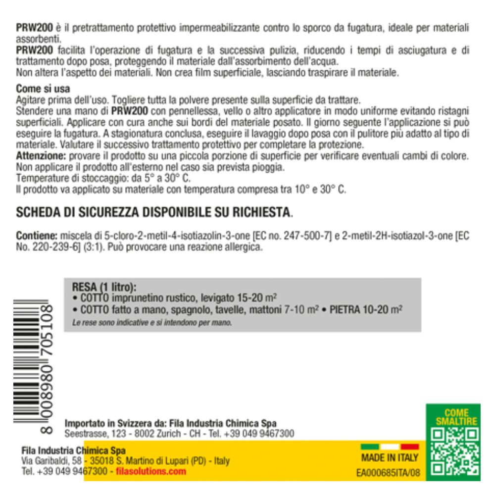 PRW200 Protettiva prefugatura - immagine 2
