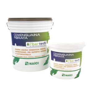 Cemenguaina fibrata liquida impermeabilizzante bicomponente grigia