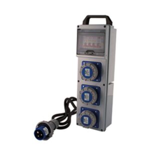 Quadro portatile da cantiere 3 prese 220V IP 55