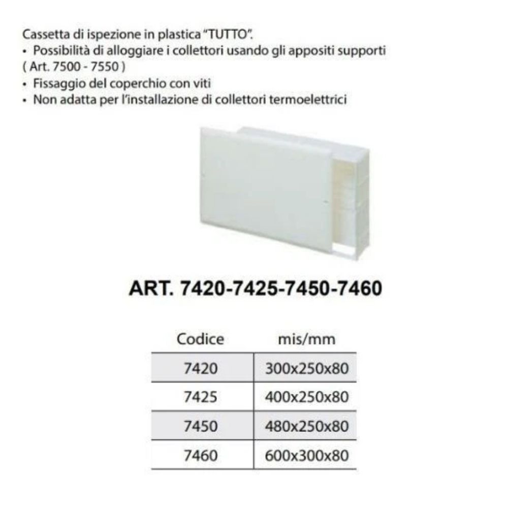 Cassetta d'ispezione FAR in plastica - immagine 2