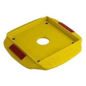 Sottobasetta per ponteggi color giallo